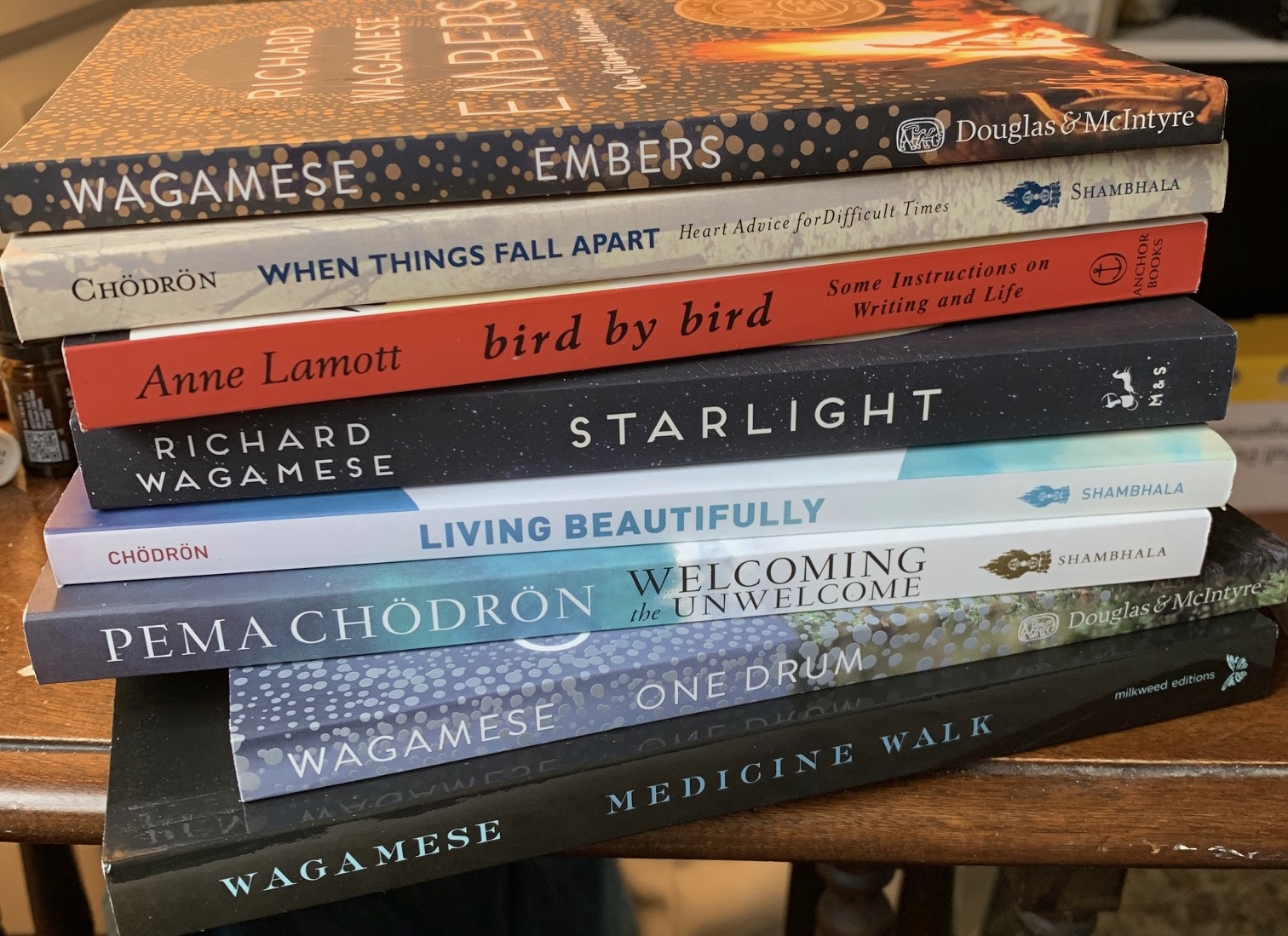 Bits of Inspiration: Richard Wagamese, Anne Lamott, Pema Chodron